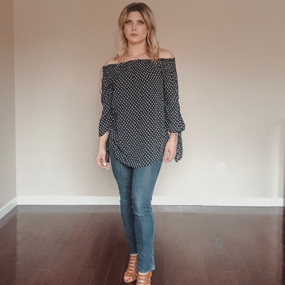 Off the shoulder summer top
